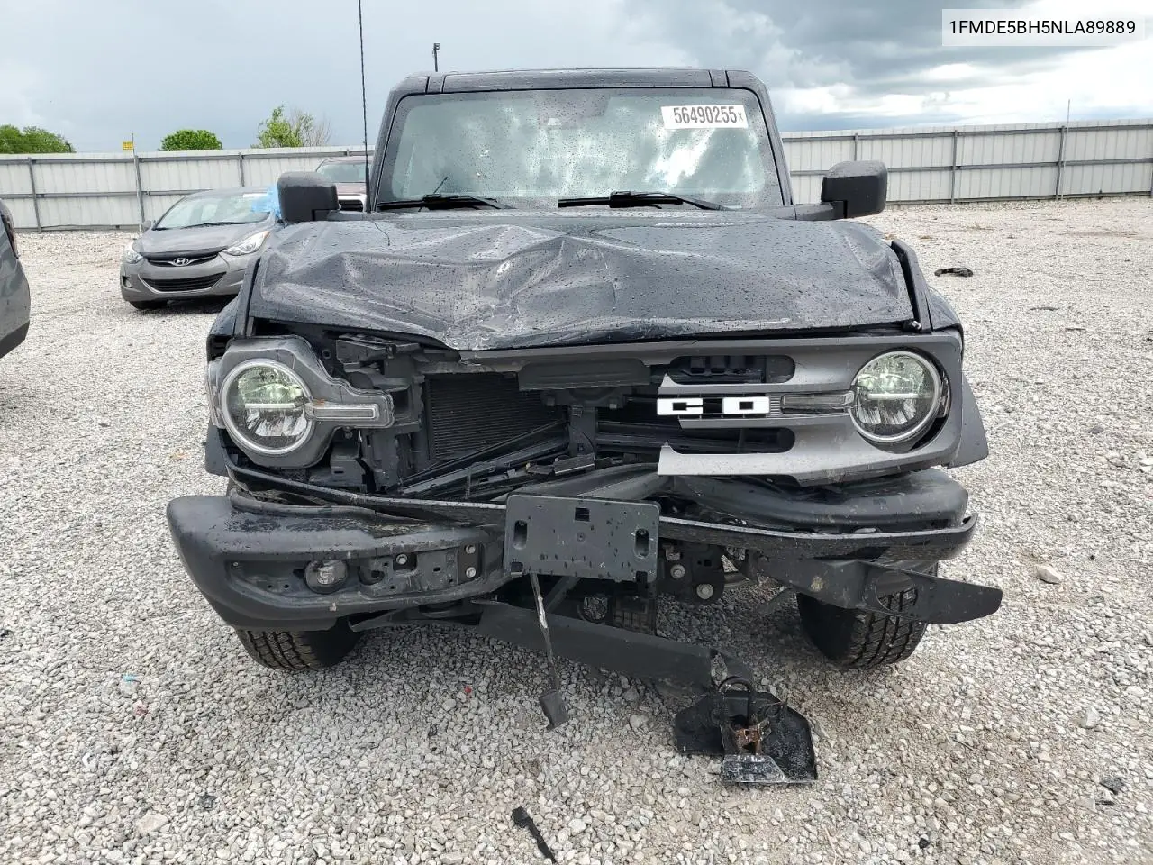 2022 Ford Bronco Base VIN: 1FMDE5BH5NLA89889 Lot: 56490255