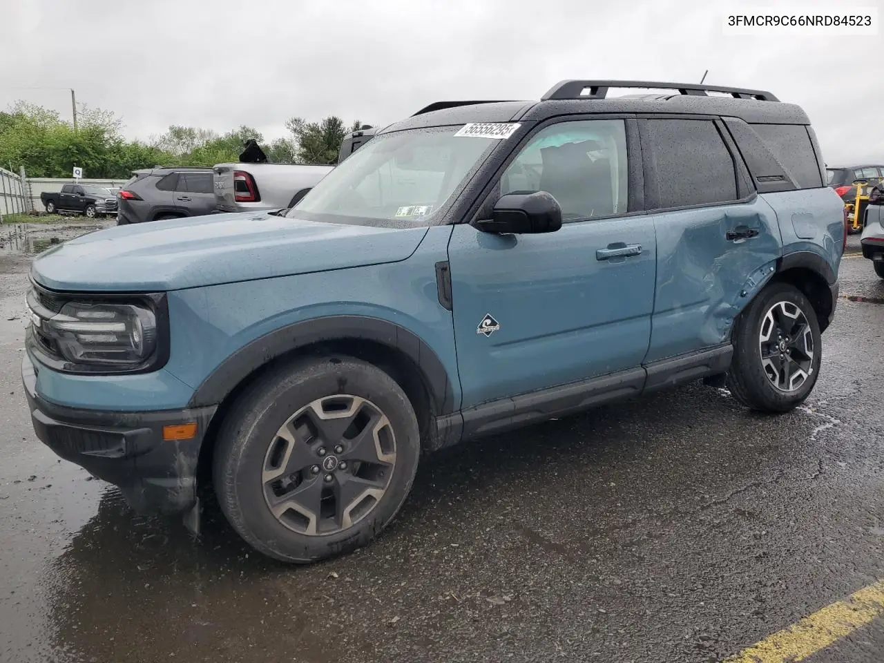 2022 Ford Bronco Sport Outer Banks VIN: 3FMCR9C66NRD84523 Lot: 56556295