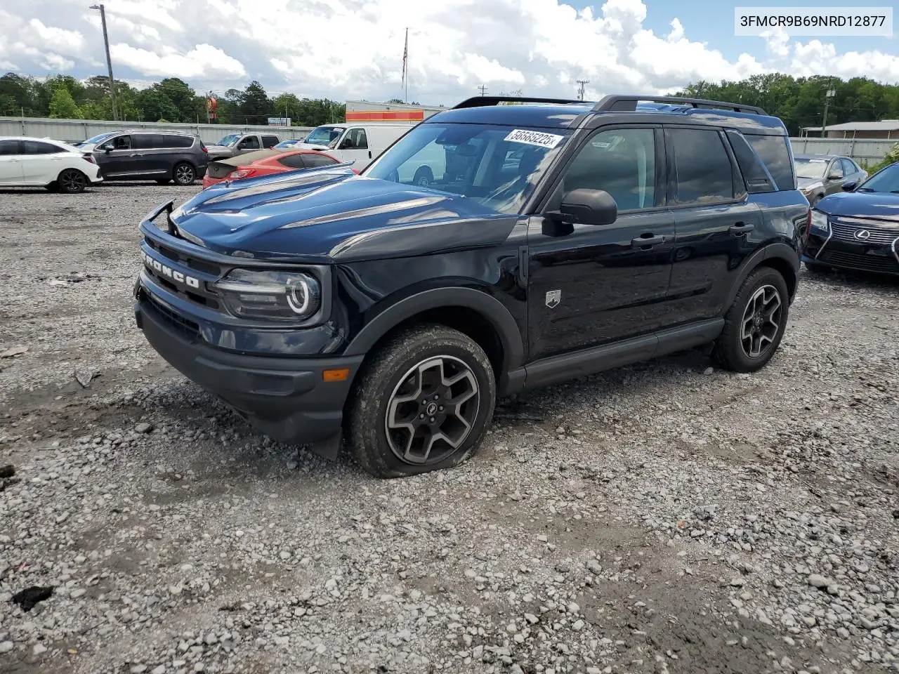 2022 Ford Bronco Sport Big Bend VIN: 3FMCR9B69NRD12877 Lot: 56585225