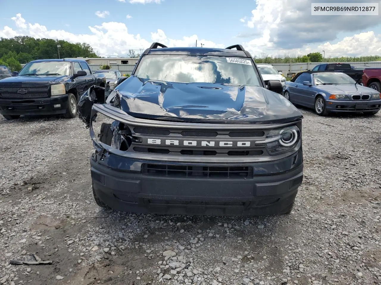2022 Ford Bronco Sport Big Bend VIN: 3FMCR9B69NRD12877 Lot: 56585225
