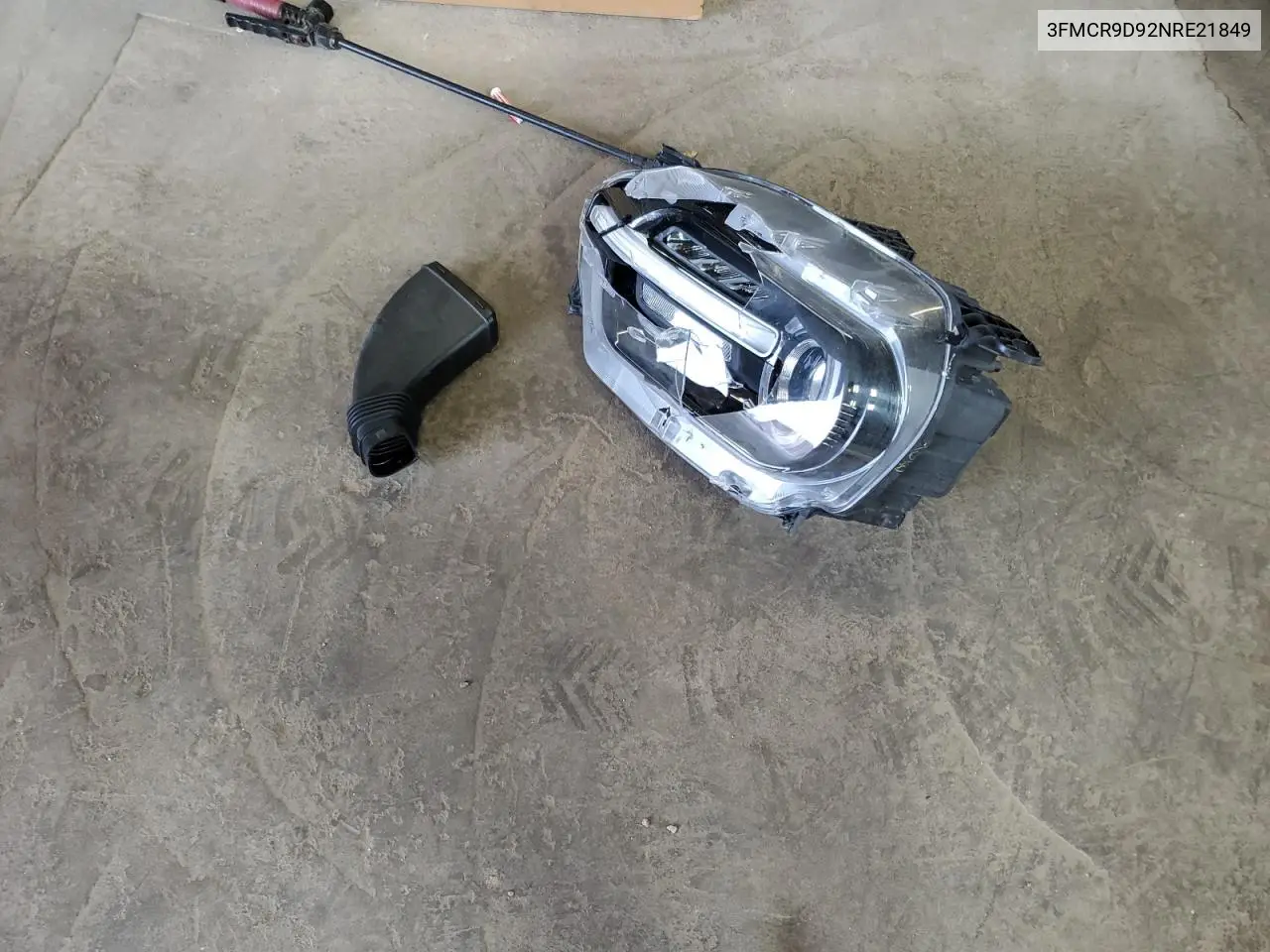 2022 Ford Bronco Sport Badlands VIN: 3FMCR9D92NRE21849 Lot: 56589985