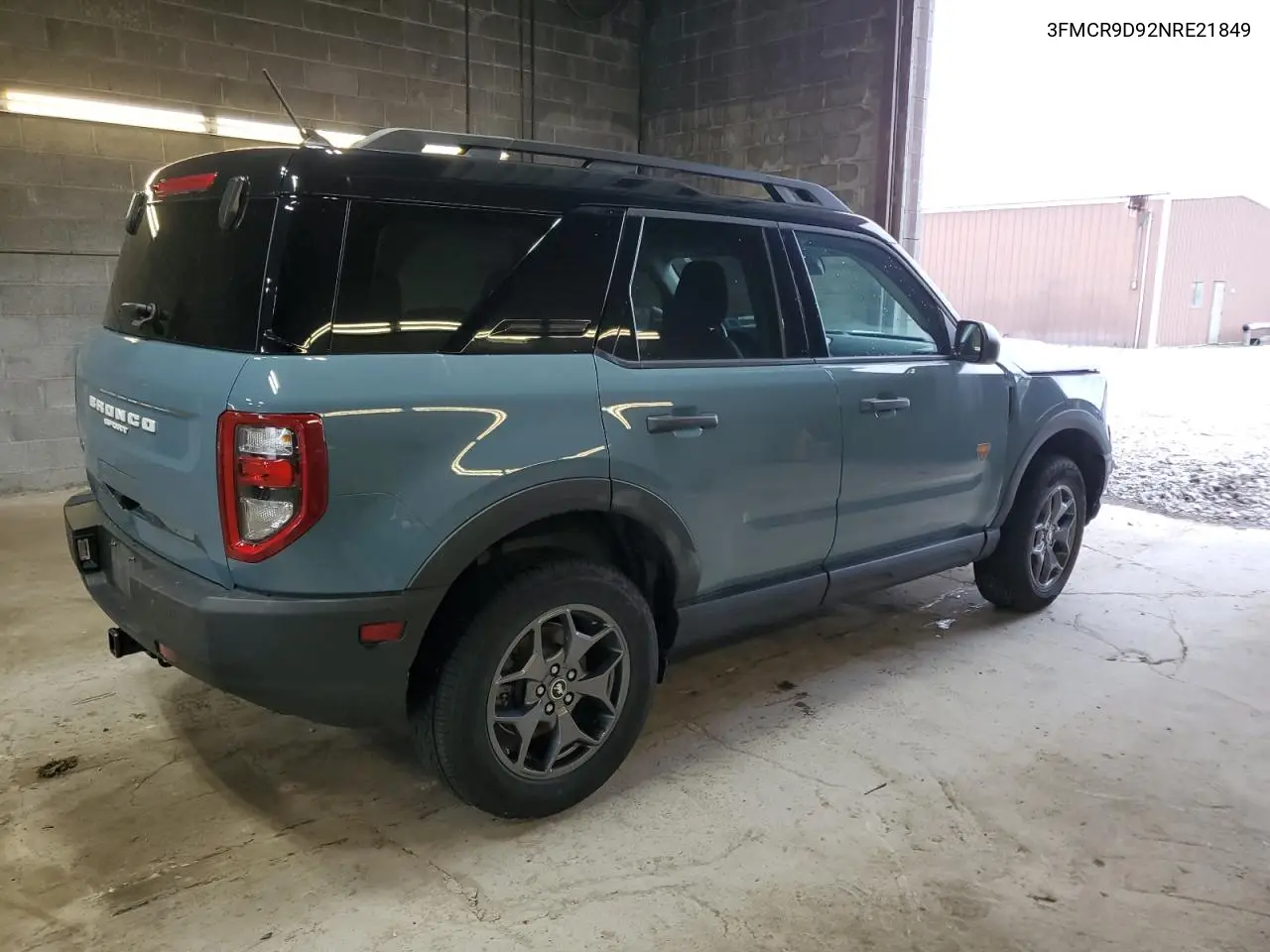 2022 Ford Bronco Sport Badlands VIN: 3FMCR9D92NRE21849 Lot: 56589985