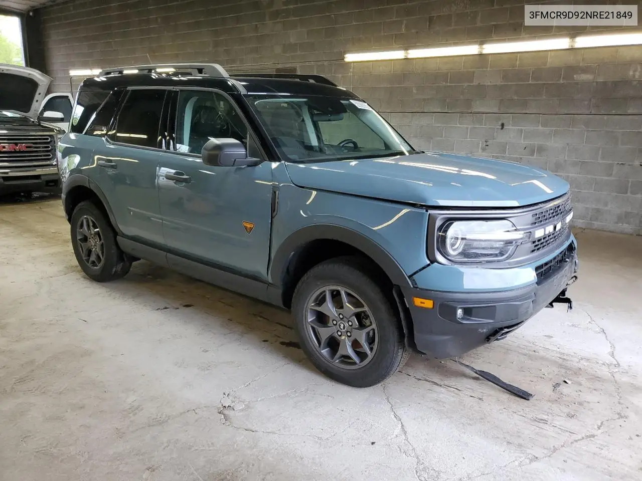 2022 Ford Bronco Sport Badlands VIN: 3FMCR9D92NRE21849 Lot: 56589985