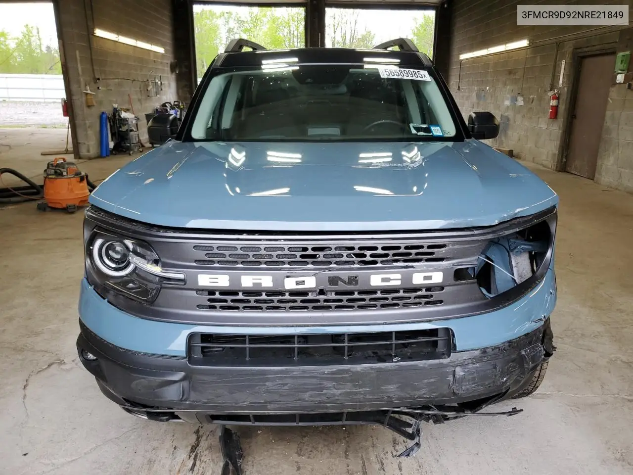 2022 Ford Bronco Sport Badlands VIN: 3FMCR9D92NRE21849 Lot: 56589985