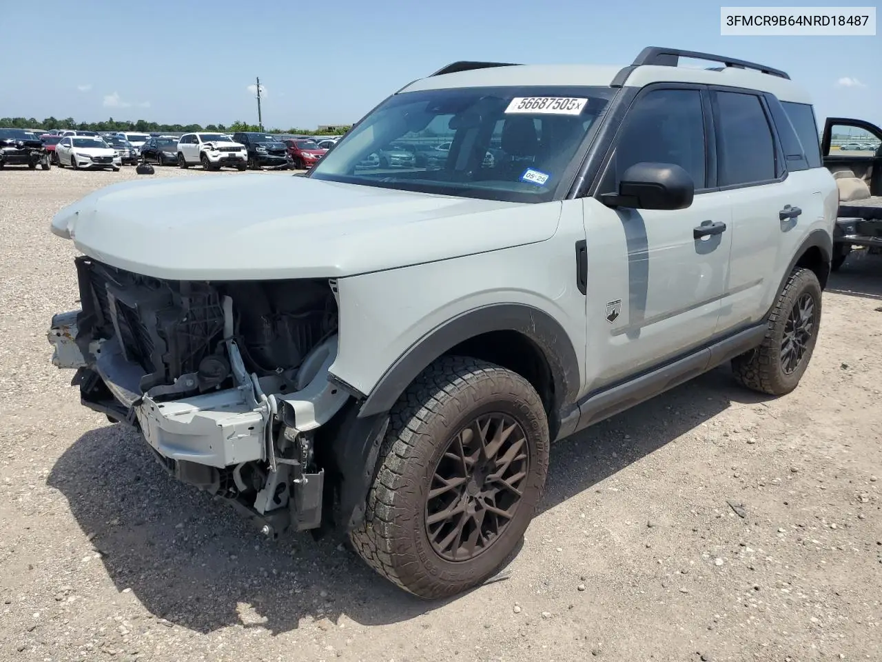 2022 Ford Bronco Sport Big Bend VIN: 3FMCR9B64NRD18487 Lot: 56687505