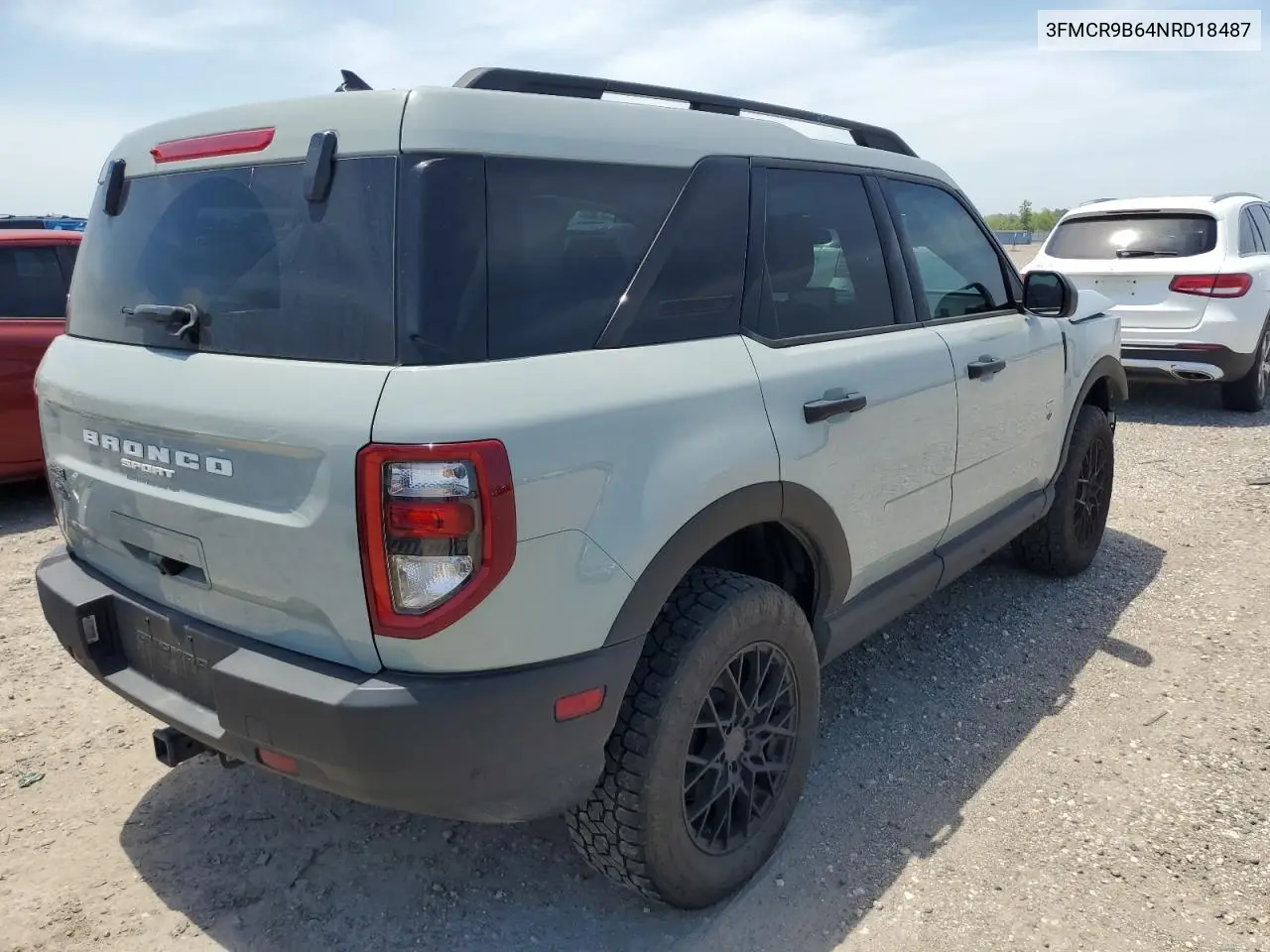 2022 Ford Bronco Sport Big Bend VIN: 3FMCR9B64NRD18487 Lot: 56687505