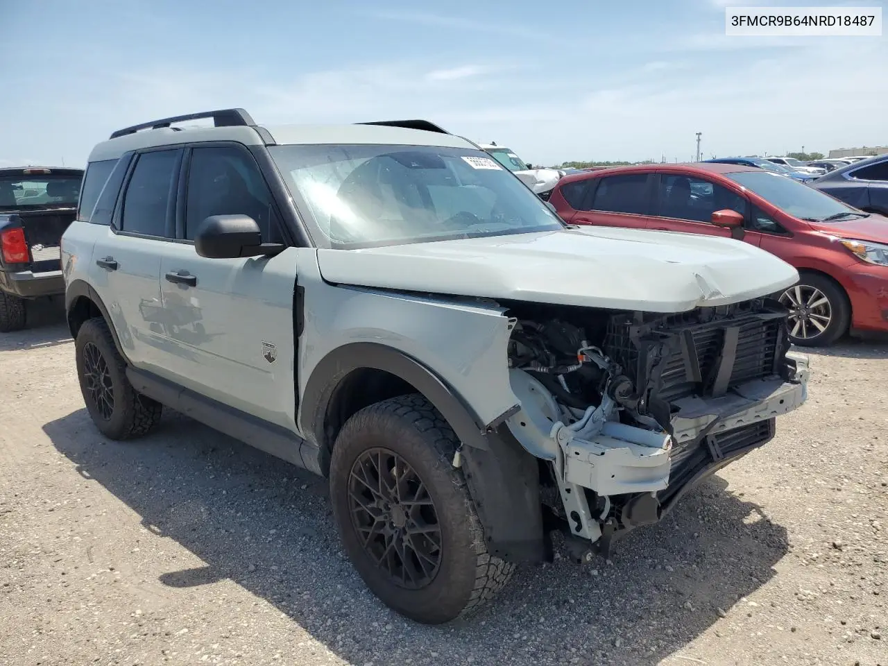 2022 Ford Bronco Sport Big Bend VIN: 3FMCR9B64NRD18487 Lot: 56687505