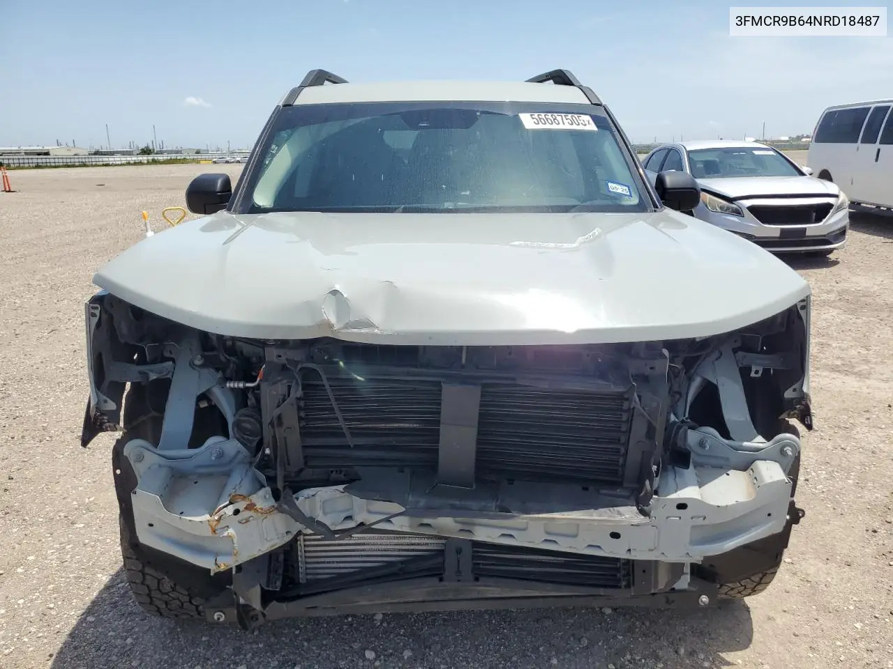 2022 Ford Bronco Sport Big Bend VIN: 3FMCR9B64NRD18487 Lot: 56687505
