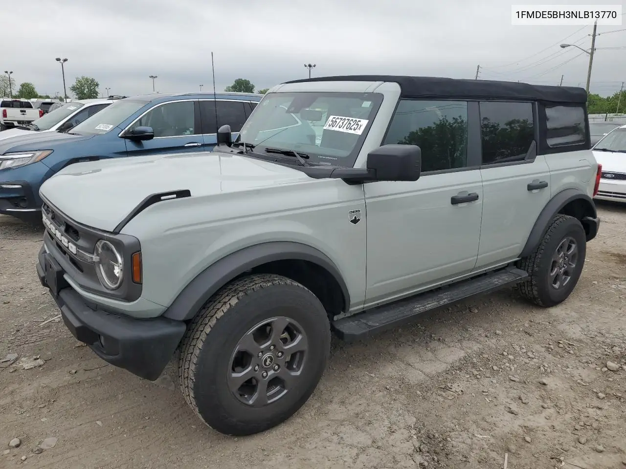 2022 Ford Bronco Base VIN: 1FMDE5BH3NLB13770 Lot: 56737625
