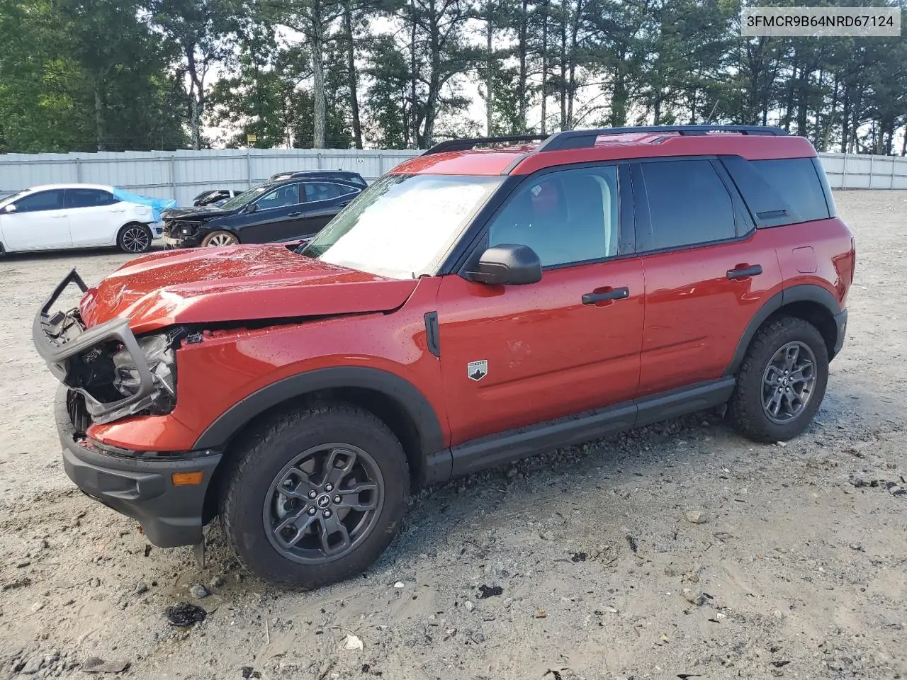 2022 Ford Bronco Sport Big Bend VIN: 3FMCR9B64NRD67124 Lot: 56796715