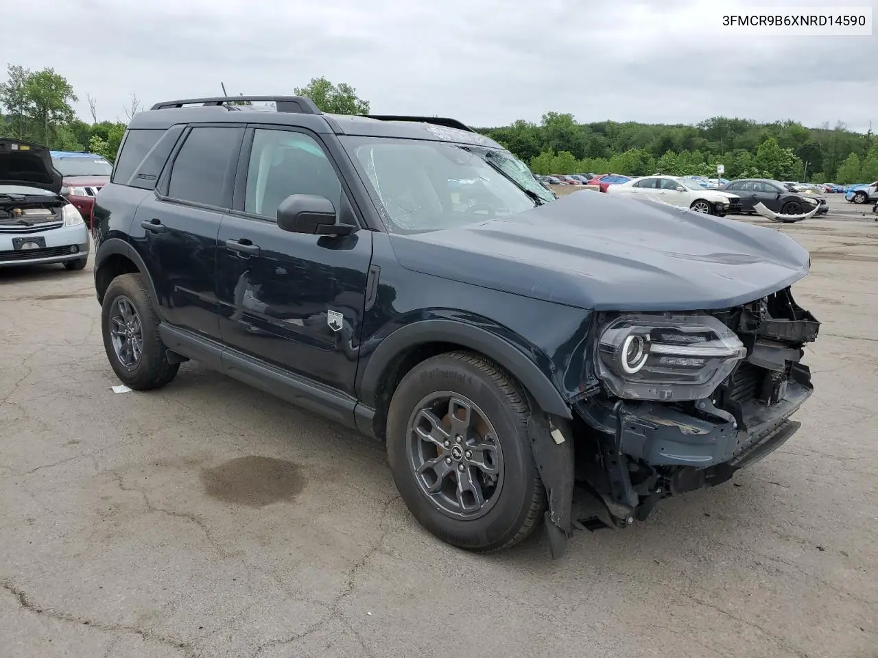 2022 Ford Bronco Sport Big Bend VIN: 3FMCR9B6XNRD14590 Lot: 56973255