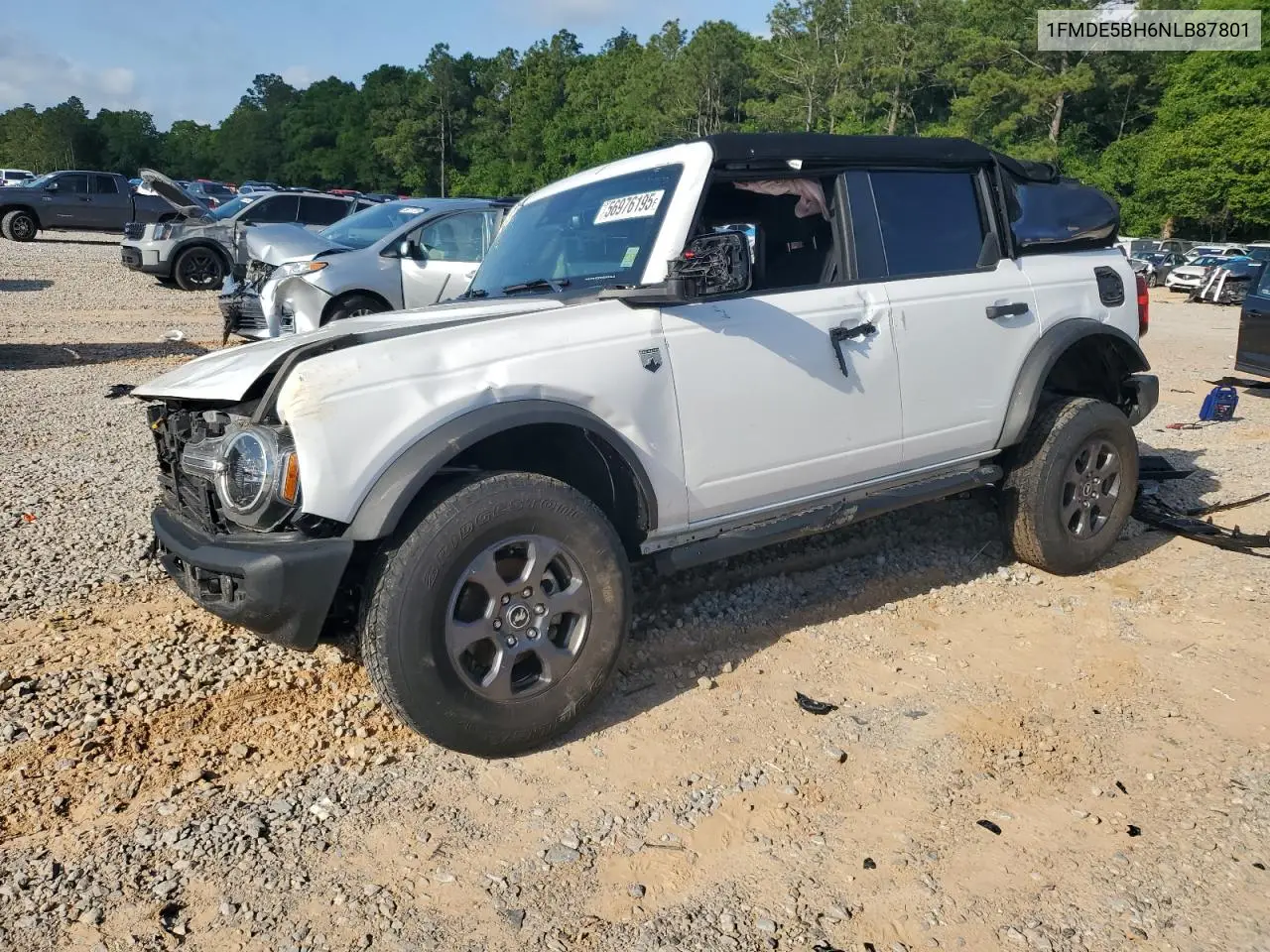 2022 Ford Bronco Base VIN: 1FMDE5BH6NLB87801 Lot: 56976195