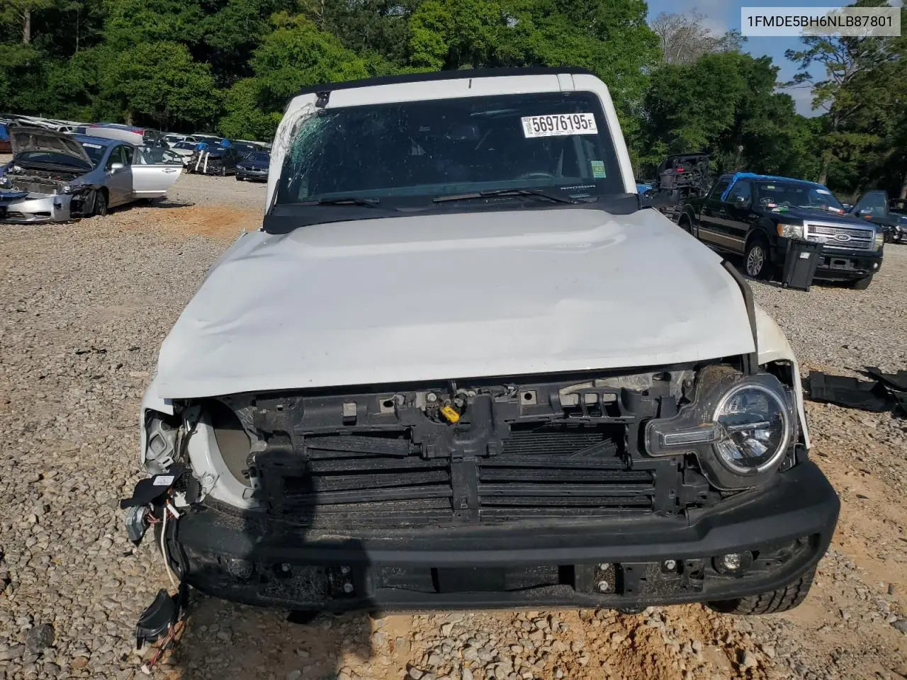2022 Ford Bronco Base VIN: 1FMDE5BH6NLB87801 Lot: 56976195