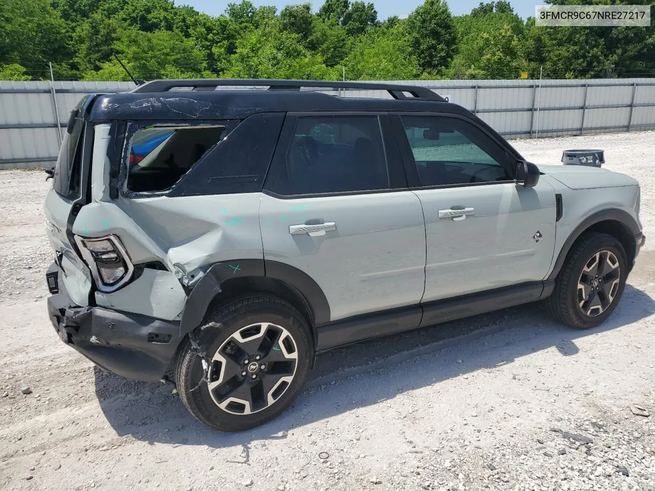 2022 Ford Bronco Sport Outer Banks VIN: 3FMCR9C67NRE27217 Lot: 57079945