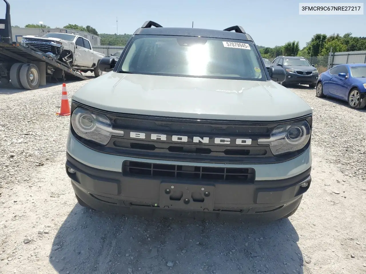 2022 Ford Bronco Sport Outer Banks VIN: 3FMCR9C67NRE27217 Lot: 57079945