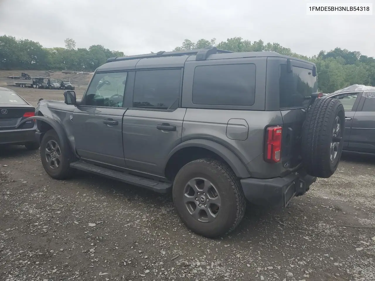 2022 Ford Bronco Base VIN: 1FMDE5BH3NLB54318 Lot: 58734885