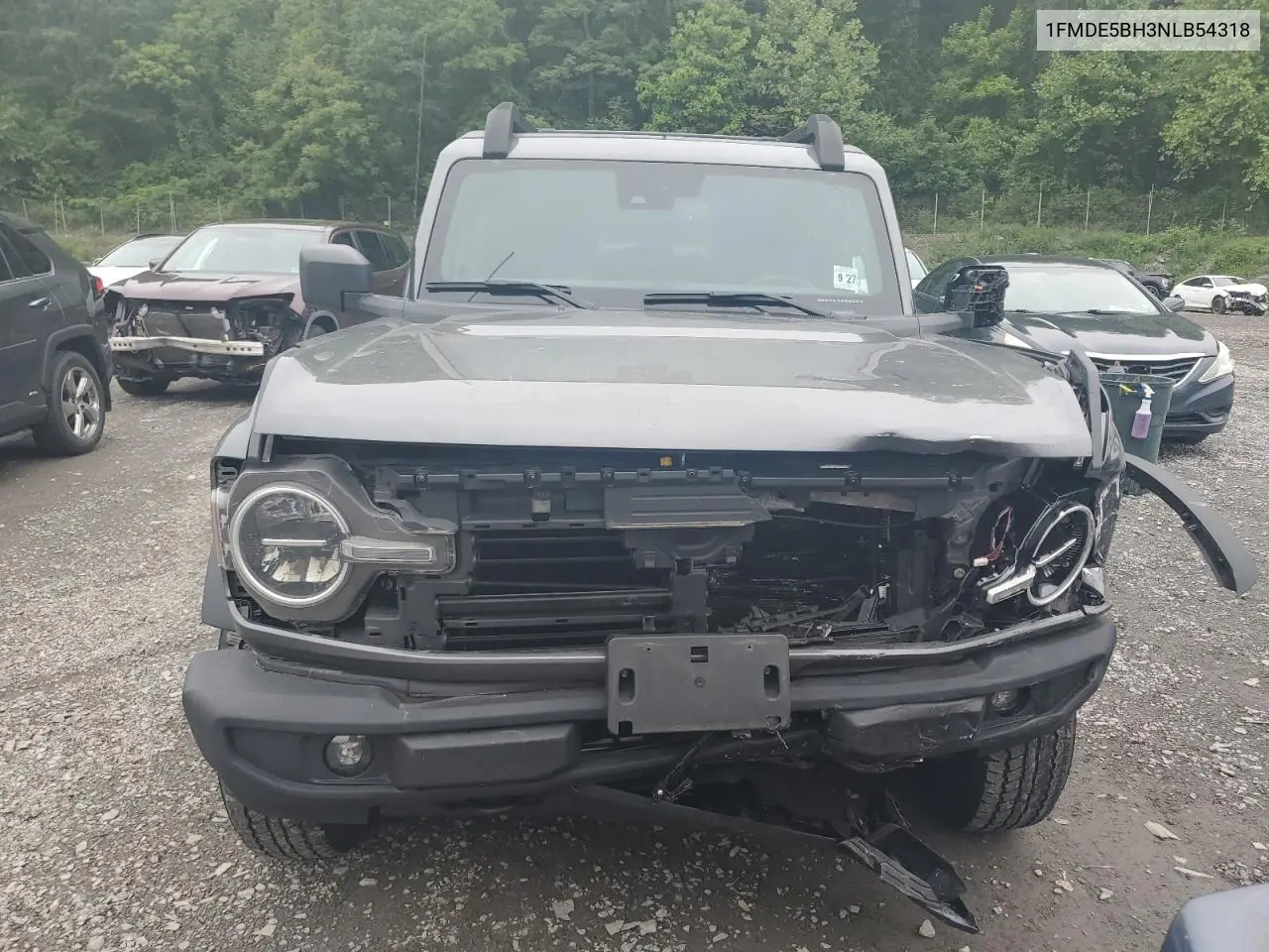 2022 Ford Bronco Base VIN: 1FMDE5BH3NLB54318 Lot: 58734885