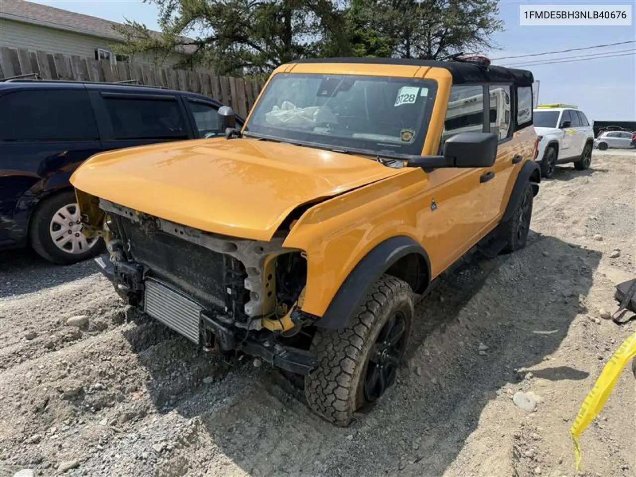 2022 Ford Bronco Base VIN: 1FMDE5BH3NLB40676 Lot: 60601755