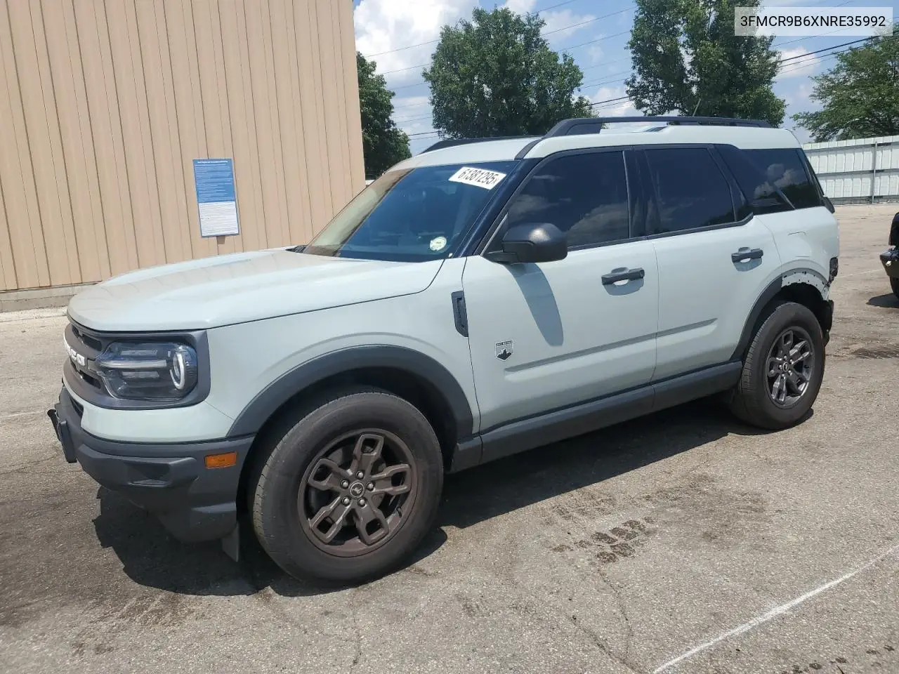 2022 Ford Bronco Sport Big Bend VIN: 3FMCR9B6XNRE35992 Lot: 61381295