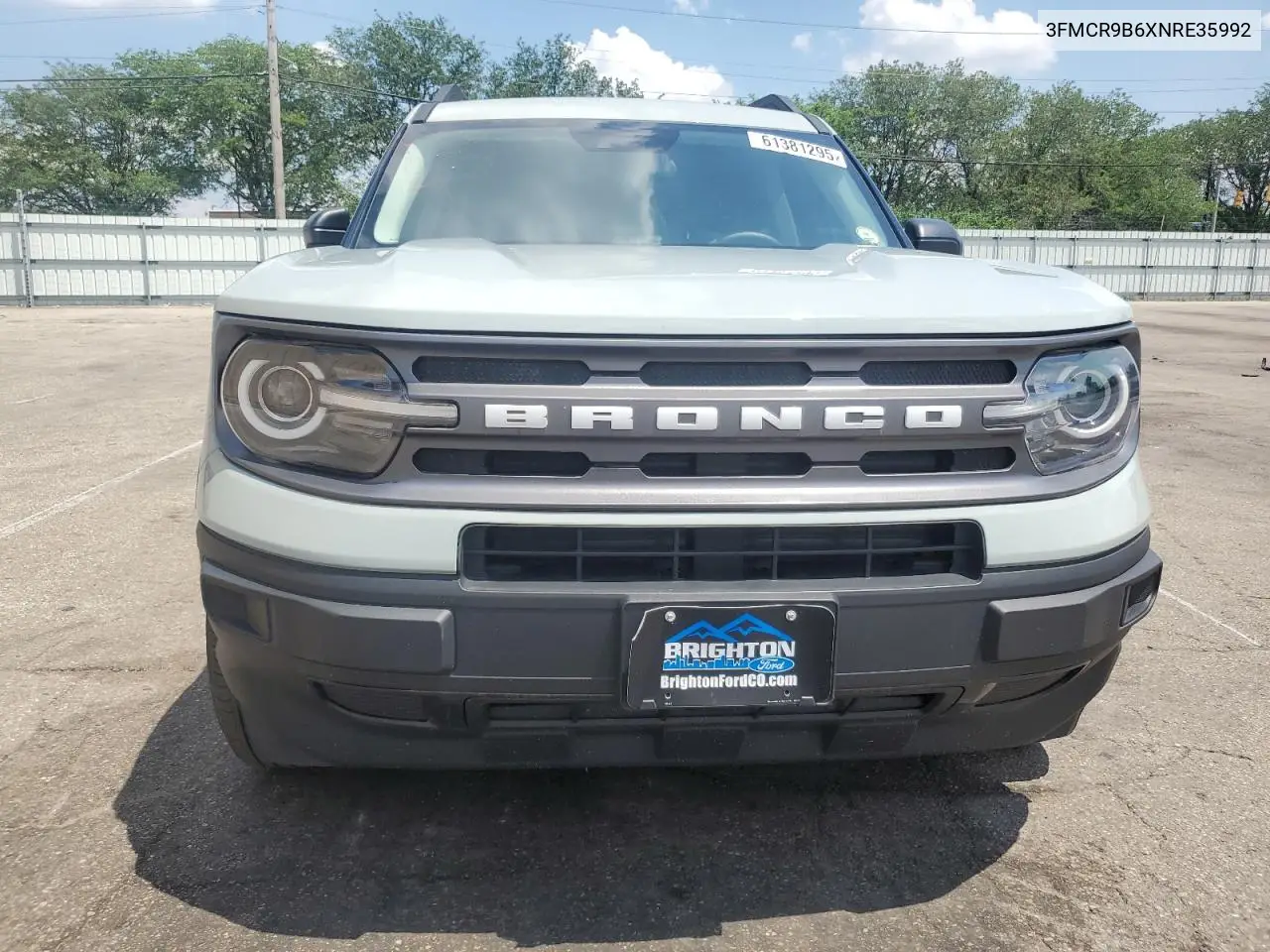 2022 Ford Bronco Sport Big Bend VIN: 3FMCR9B6XNRE35992 Lot: 61381295