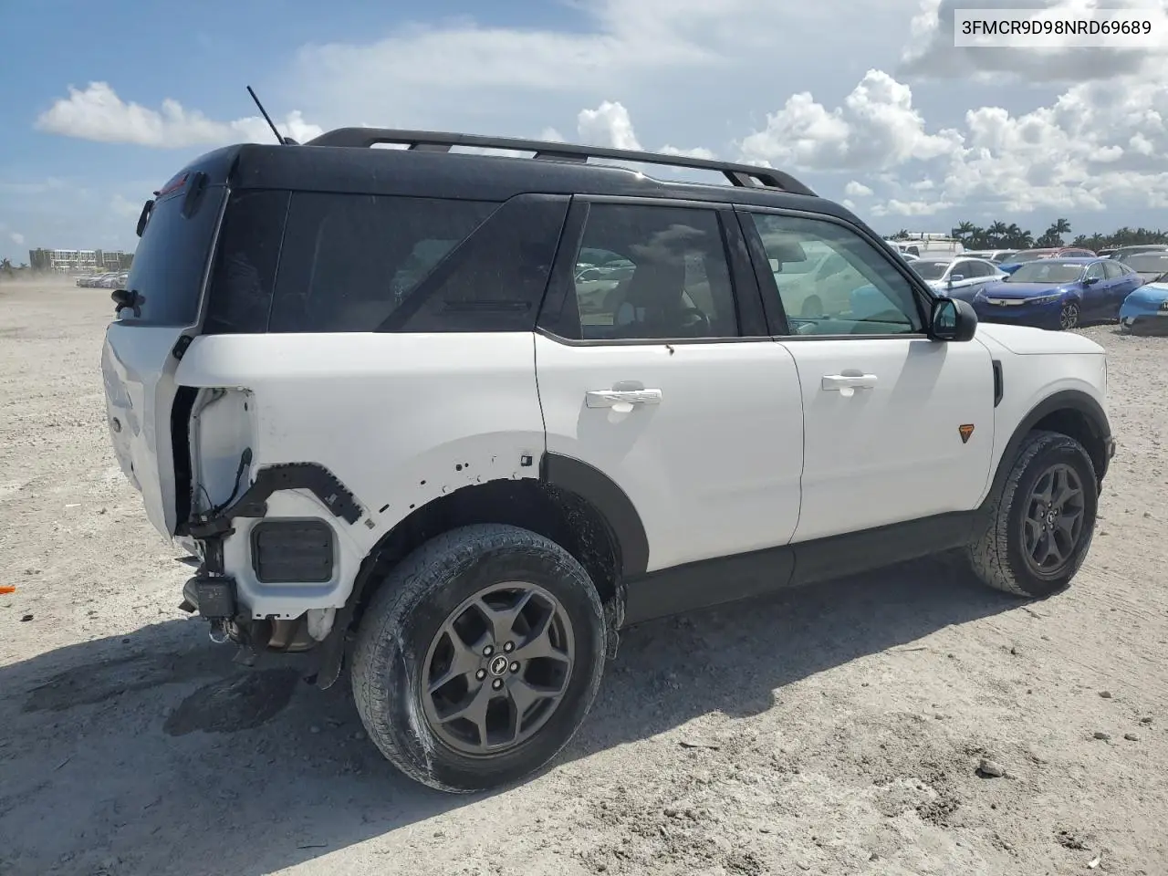 2022 Ford Bronco Sport Badlands VIN: 3FMCR9D98NRD69689 Lot: 61783875