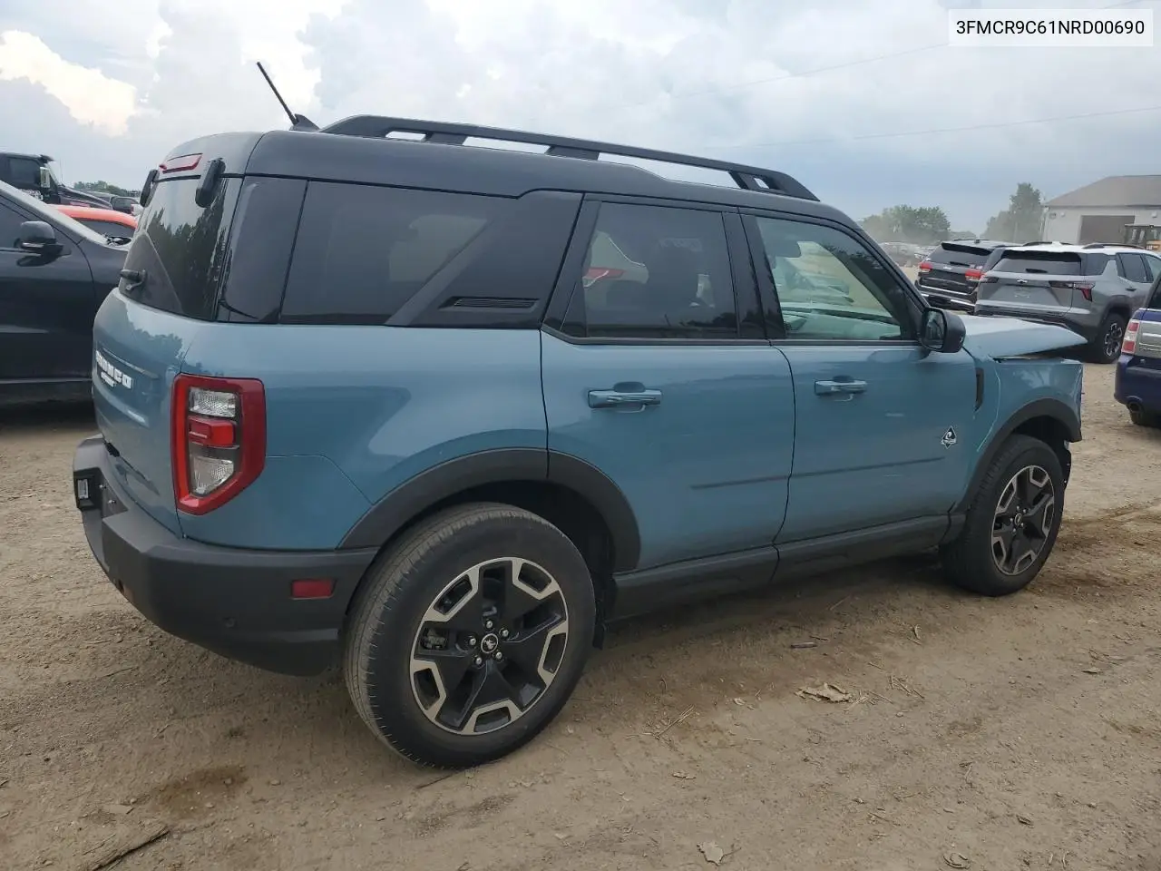 2022 Ford Bronco Sport Outer Banks VIN: 3FMCR9C61NRD00690 Lot: 61822235