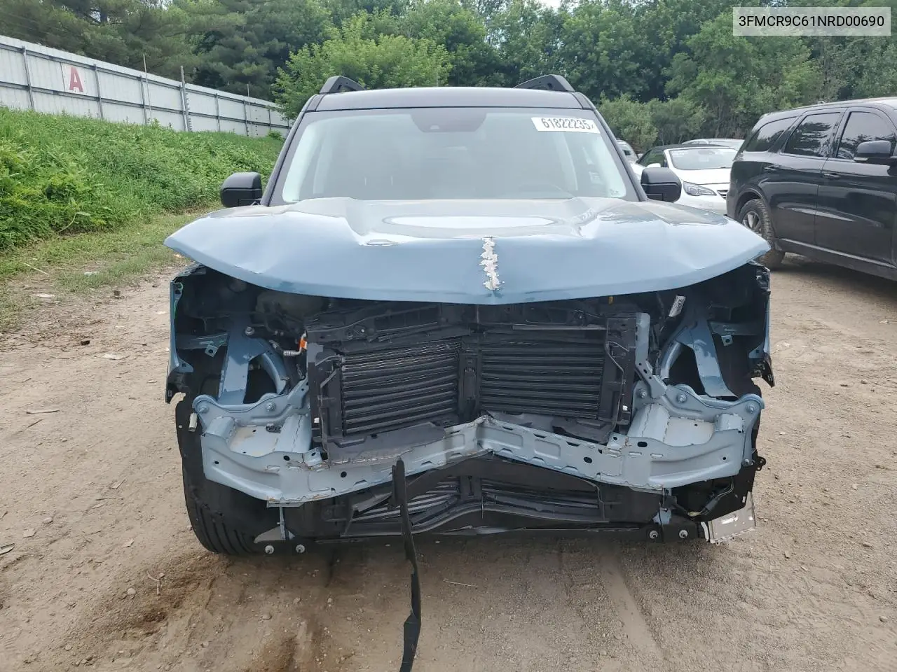 2022 Ford Bronco Sport Outer Banks VIN: 3FMCR9C61NRD00690 Lot: 61822235