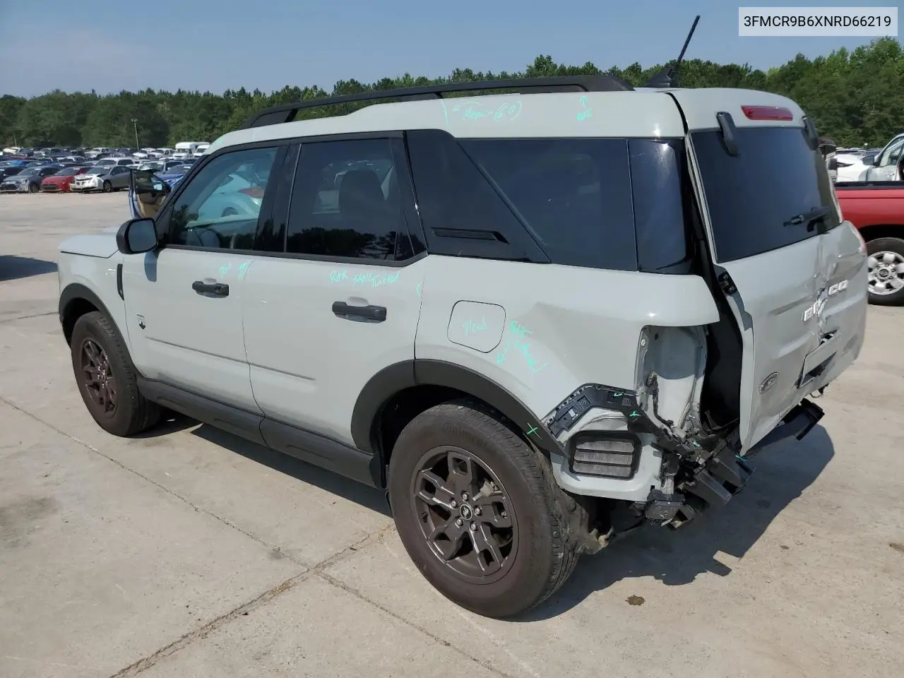 2022 Ford Bronco Sport Big Bend VIN: 3FMCR9B6XNRD66219 Lot: 62023955