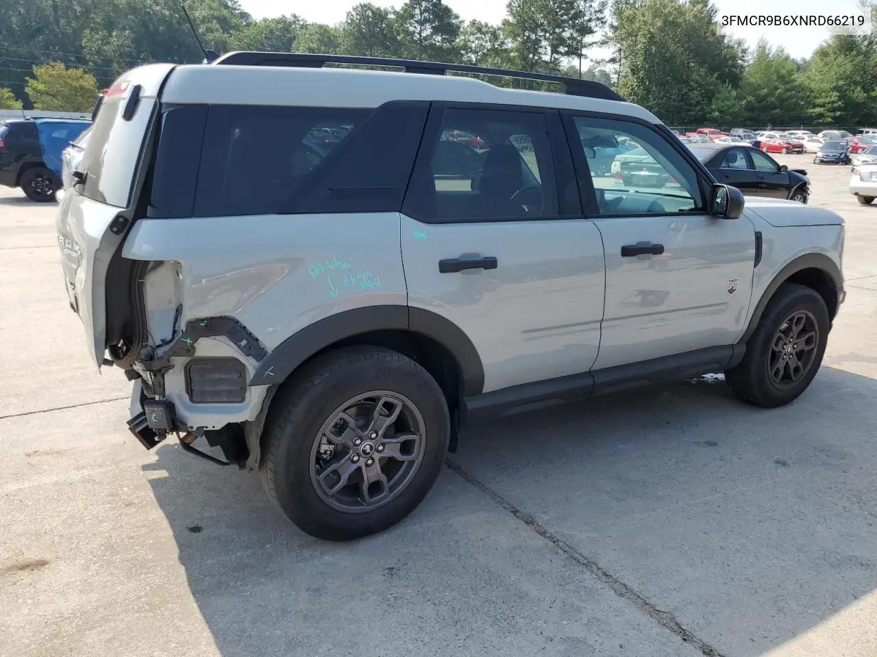 2022 Ford Bronco Sport Big Bend VIN: 3FMCR9B6XNRD66219 Lot: 62023955