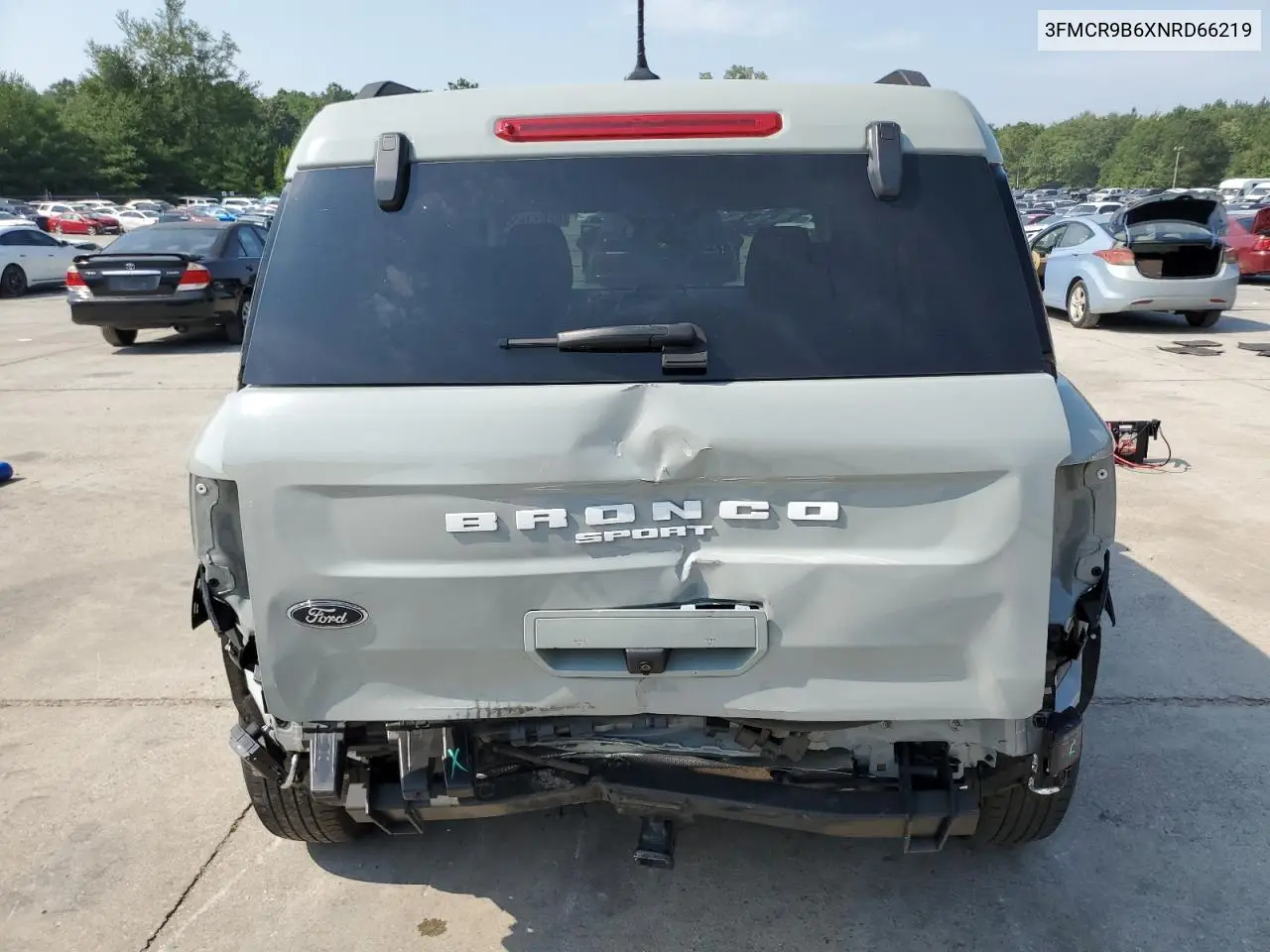 2022 Ford Bronco Sport Big Bend VIN: 3FMCR9B6XNRD66219 Lot: 62023955