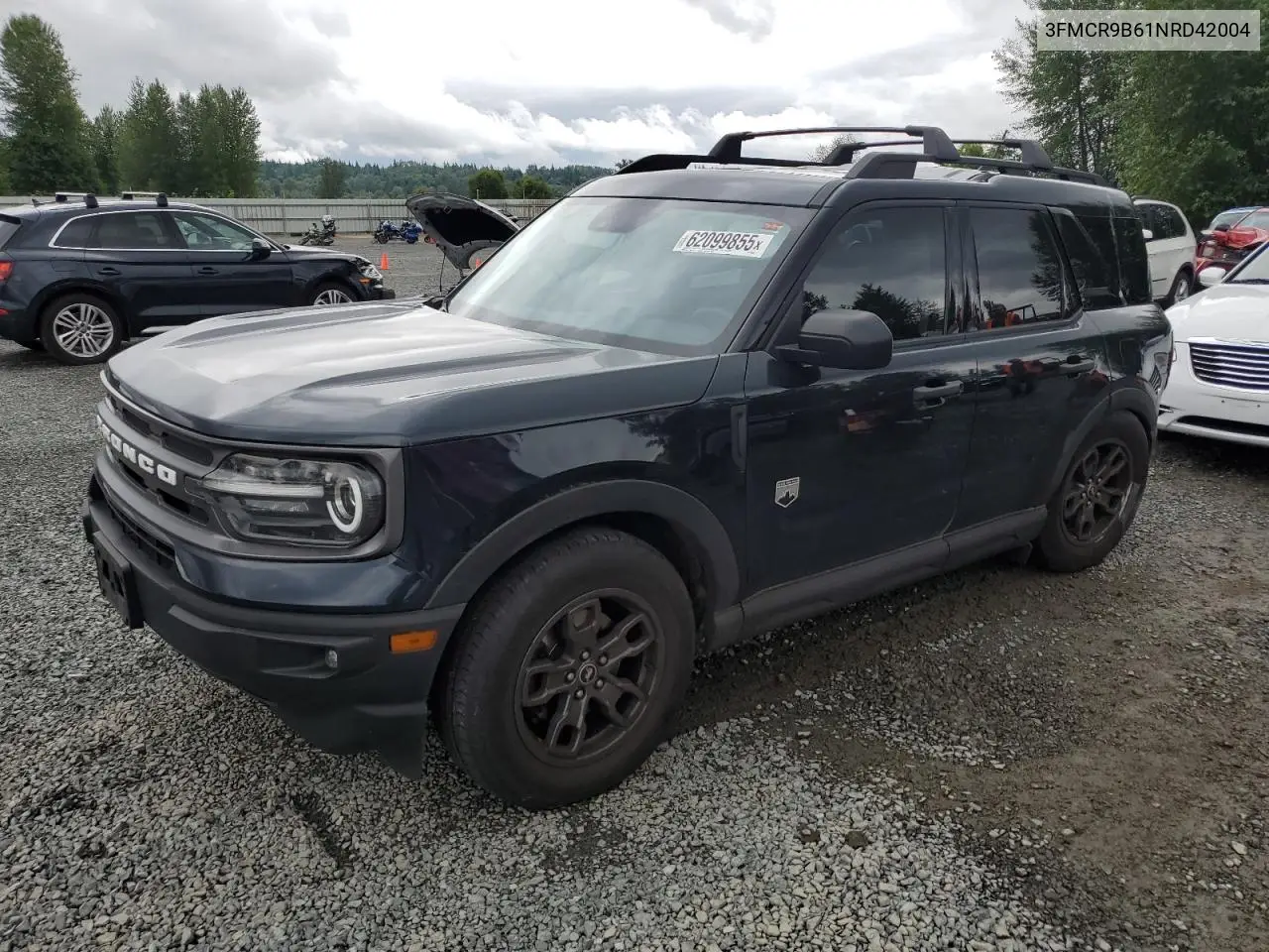 2022 Ford Bronco Sport Big Bend VIN: 3FMCR9B61NRD42004 Lot: 62099855