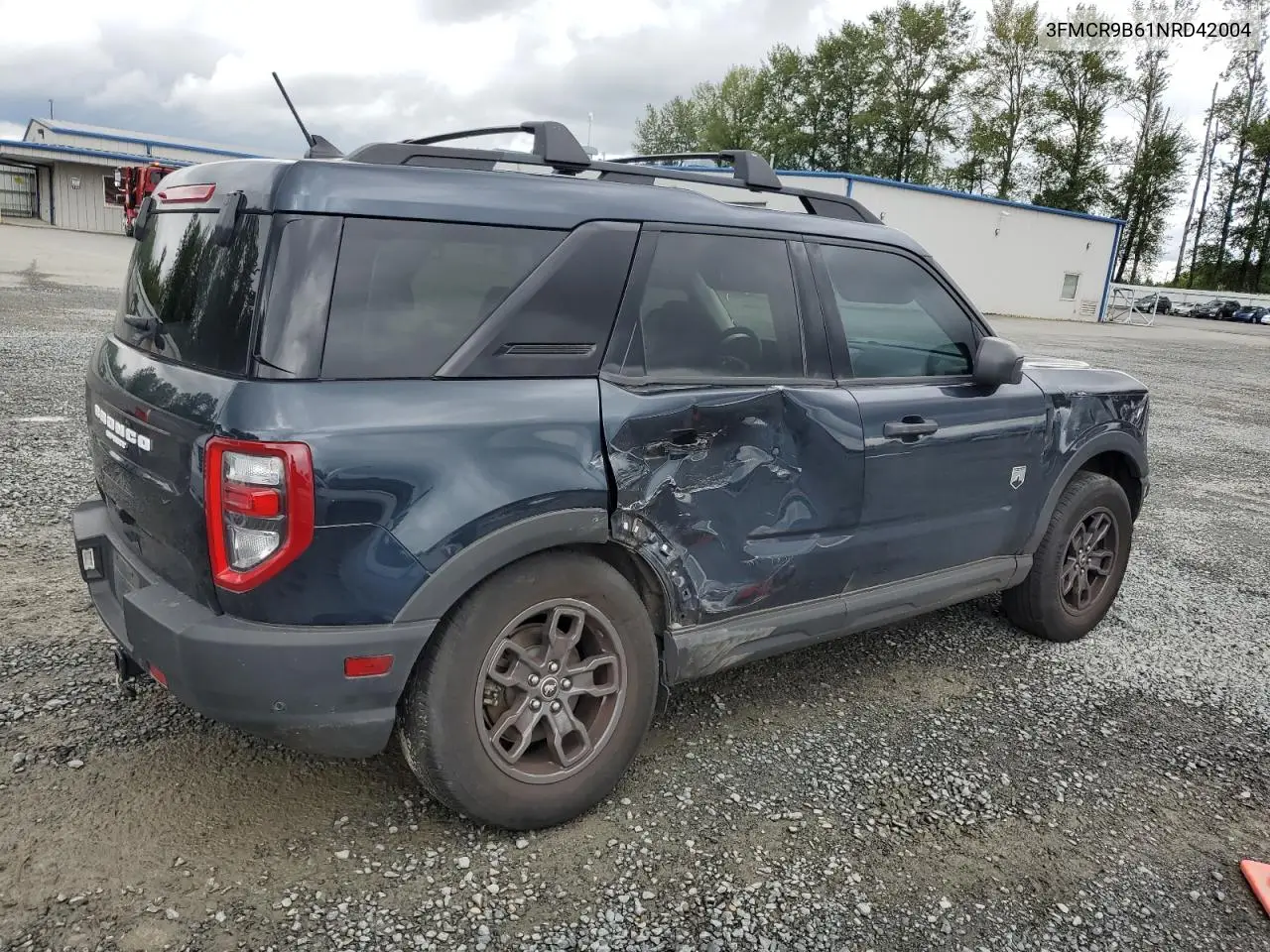 2022 Ford Bronco Sport Big Bend VIN: 3FMCR9B61NRD42004 Lot: 62099855