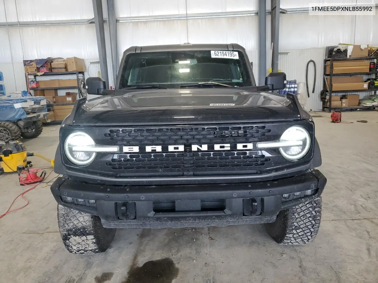 2022 Ford Bronco Base VIN: 1FMEE5DPXNLB55992 Lot: 62194195
