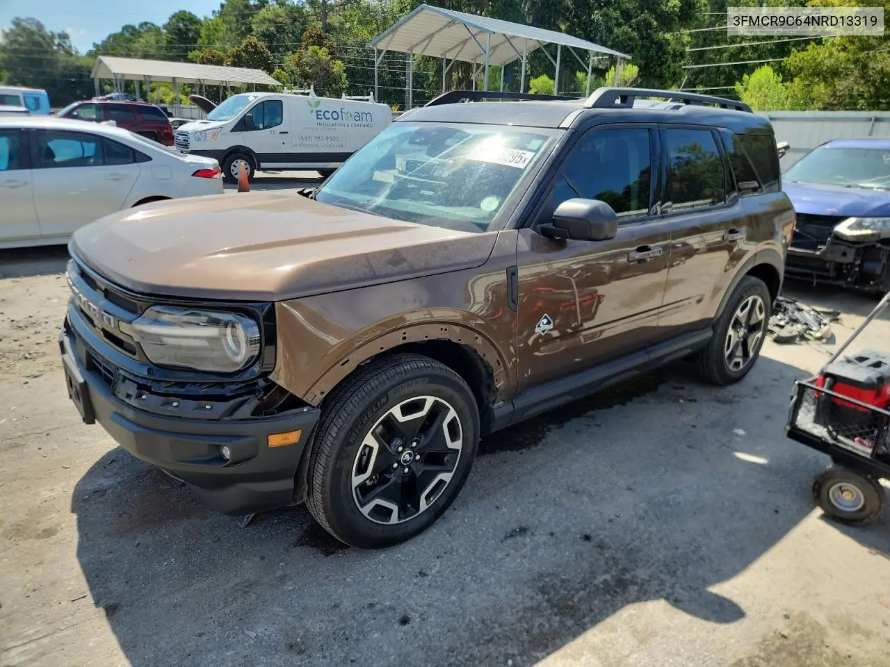 2022 Ford Bronco Sport Outer Banks VIN: 3FMCR9C64NRD13319 Lot: 62256295