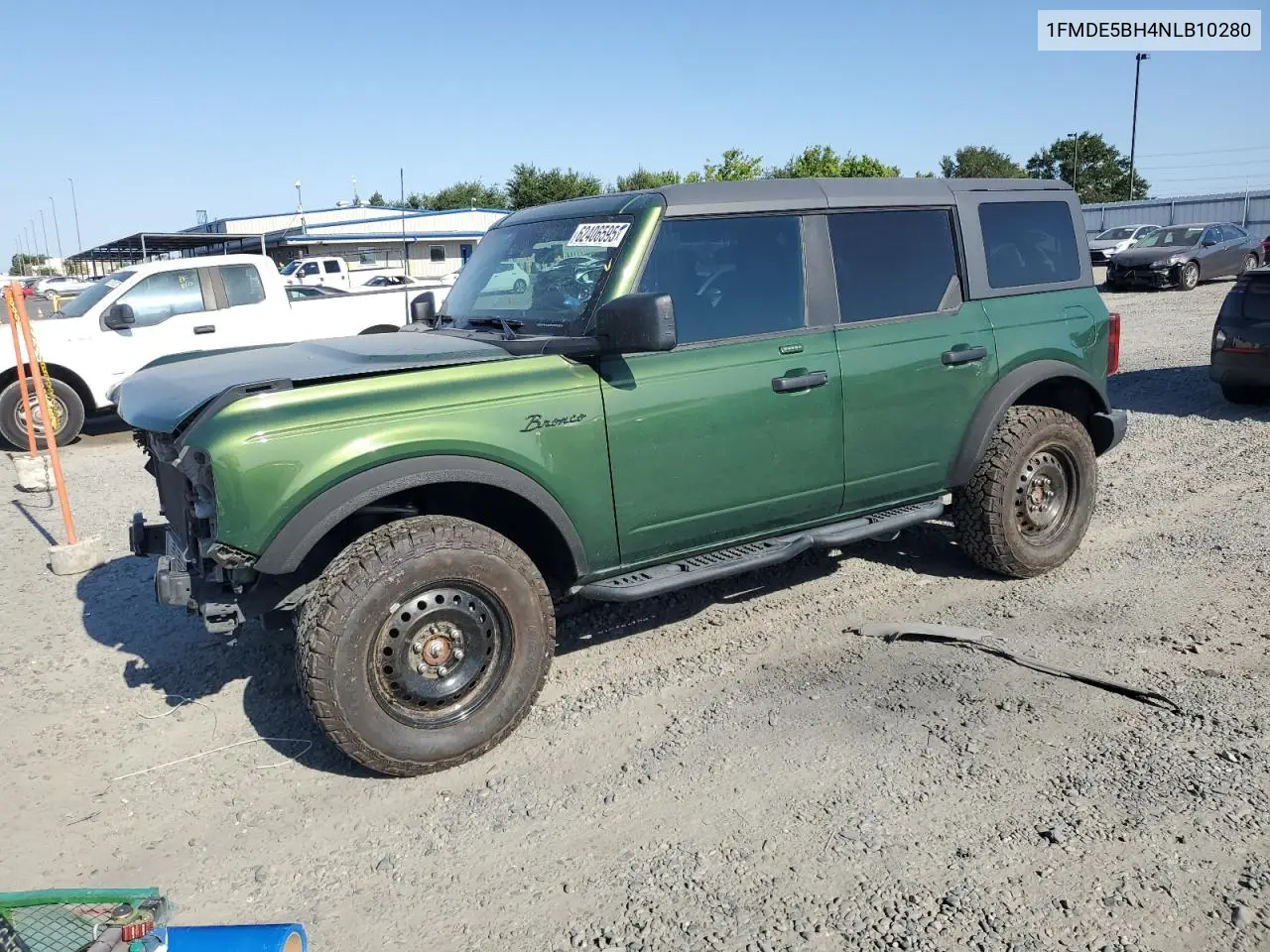 2022 Ford Bronco Base VIN: 1FMDE5BH4NLB10280 Lot: 62406595