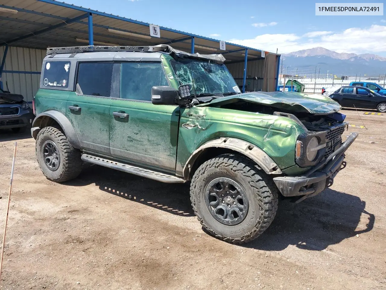 2022 Ford Bronco Base VIN: 1FMEE5DP0NLA72491 Lot: 62482815