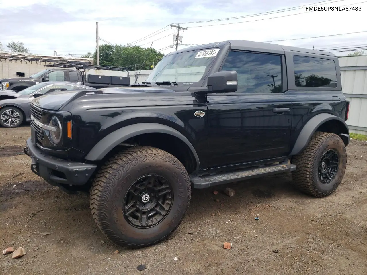2022 Ford Bronco Base VIN: 1FMDE5CP3NLA87483 Lot: 62569185