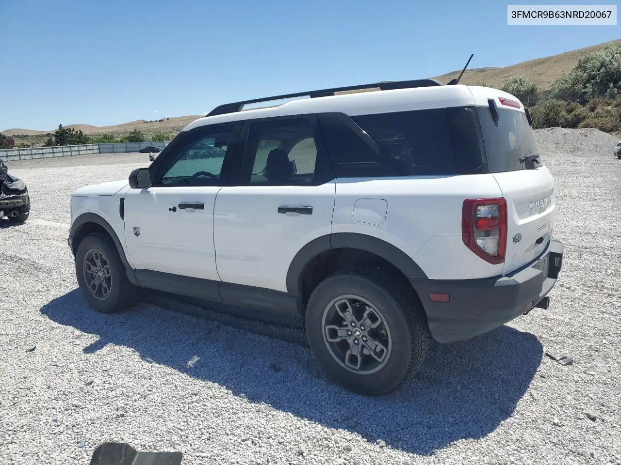 2022 Ford Bronco Sport Big Bend VIN: 3FMCR9B63NRD20067 Lot: 62570255