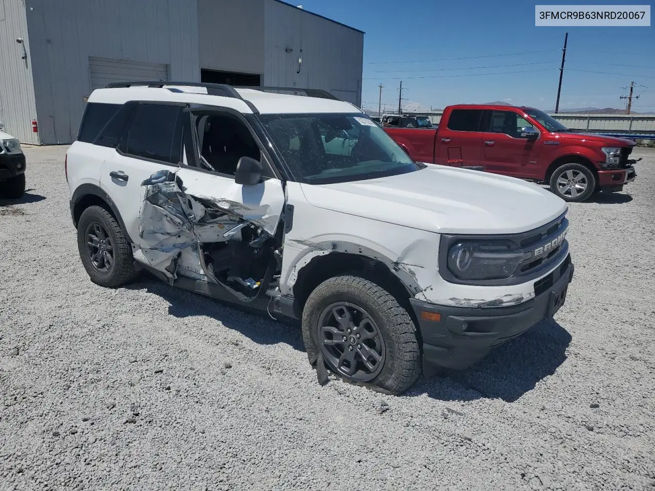 2022 Ford Bronco Sport Big Bend VIN: 3FMCR9B63NRD20067 Lot: 62570255