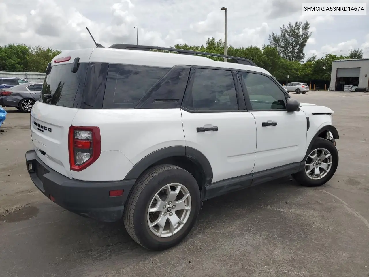 2022 Ford Bronco Sport VIN: 3FMCR9A63NRD14674 Lot: 62665775