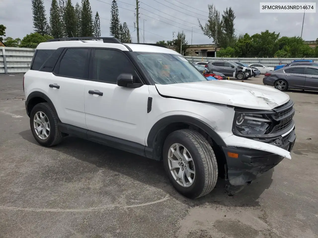 2022 Ford Bronco Sport VIN: 3FMCR9A63NRD14674 Lot: 62665775