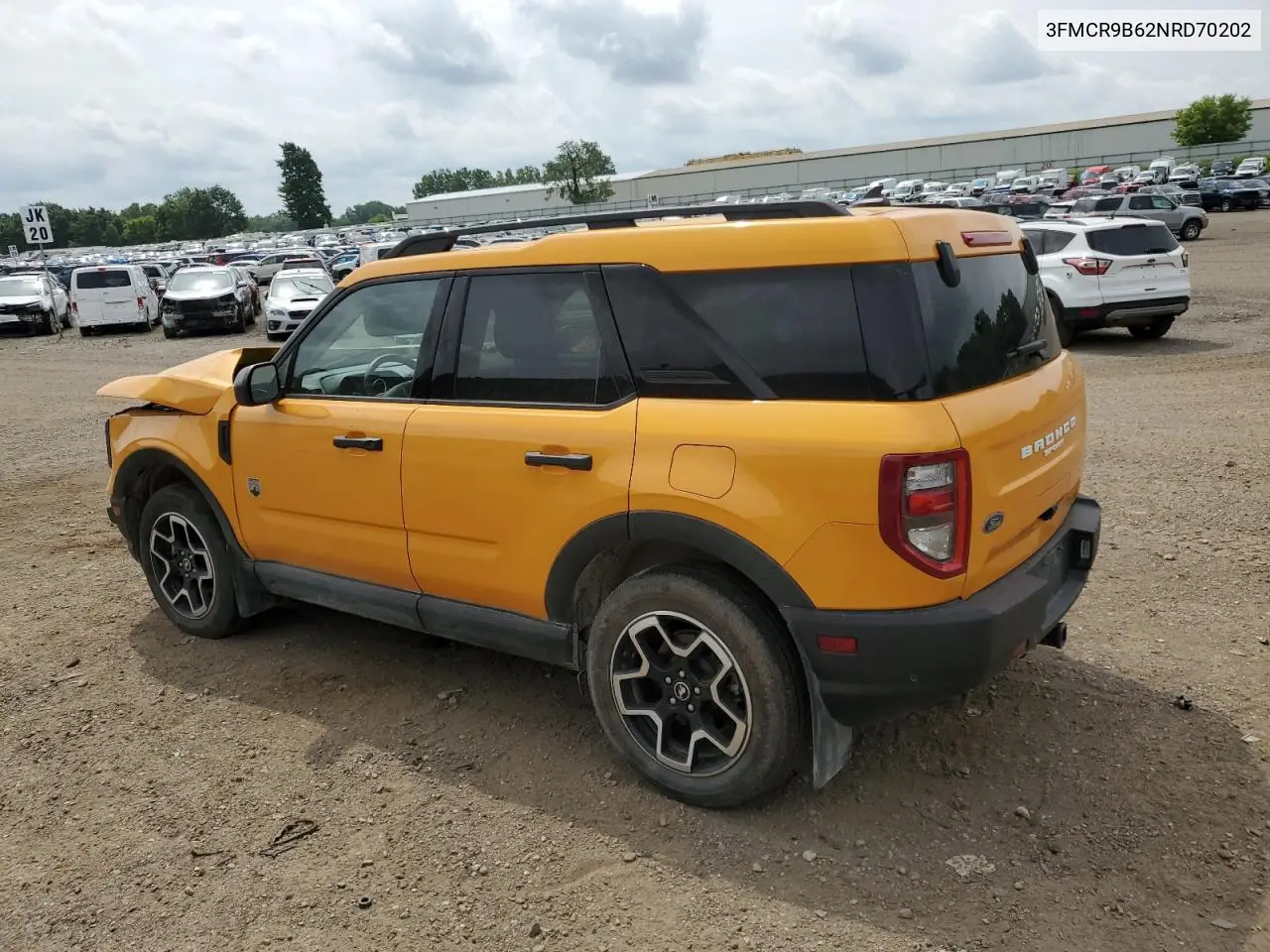 2022 Ford Bronco Sport Big Bend VIN: 3FMCR9B62NRD70202 Lot: 62838925