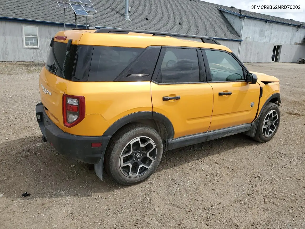 2022 Ford Bronco Sport Big Bend VIN: 3FMCR9B62NRD70202 Lot: 62838925