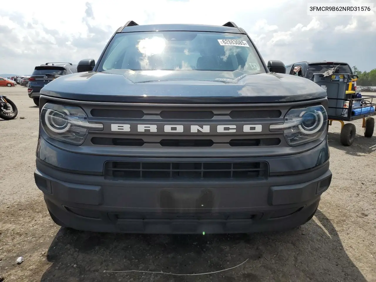 2022 Ford Bronco Sport Big Bend VIN: 3FMCR9B62NRD31576 Lot: 62883085