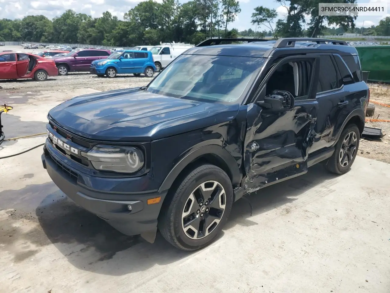 2022 Ford Bronco Sport Outer Banks VIN: 3FMCR9C64NRD44411 Lot: 62915275