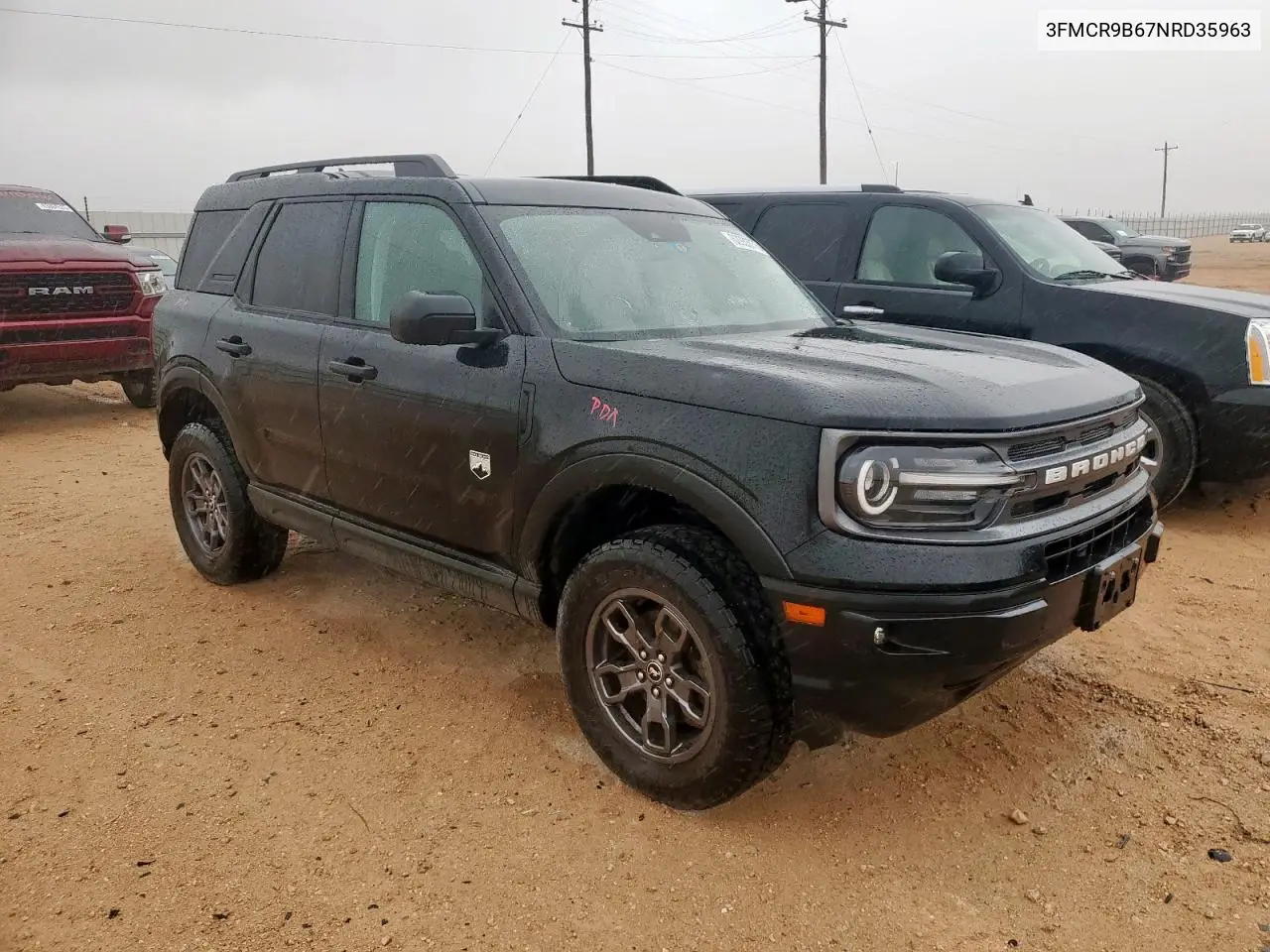 2022 Ford Bronco Sport Big Bend VIN: 3FMCR9B67NRD35963 Lot: 62933775
