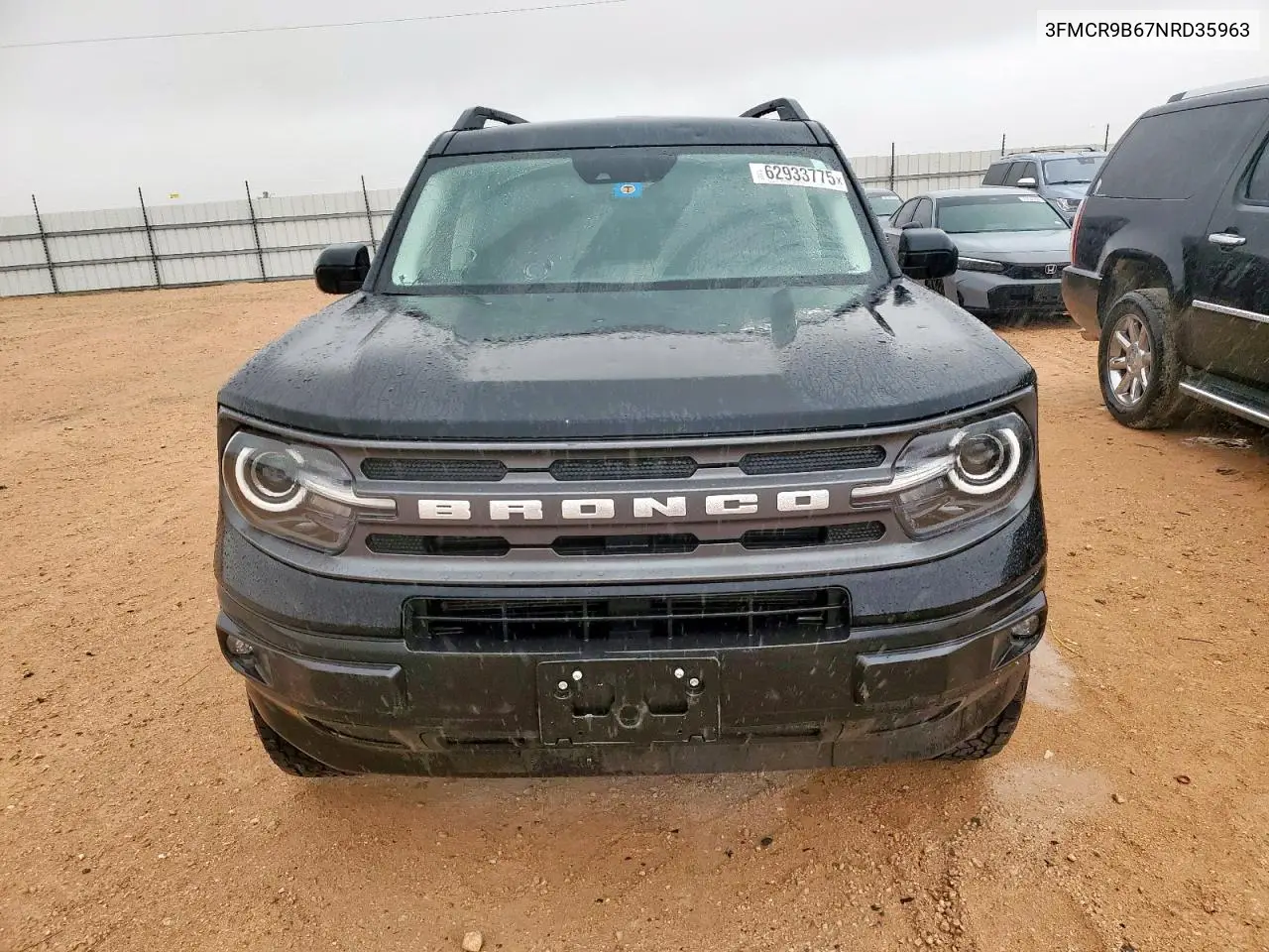 2022 Ford Bronco Sport Big Bend VIN: 3FMCR9B67NRD35963 Lot: 62933775