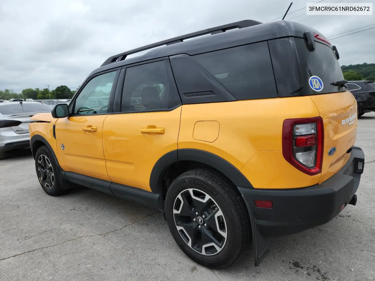 2022 Ford Bronco Sport Outer Banks VIN: 3FMCR9C61NRD62672 Lot: 63043605