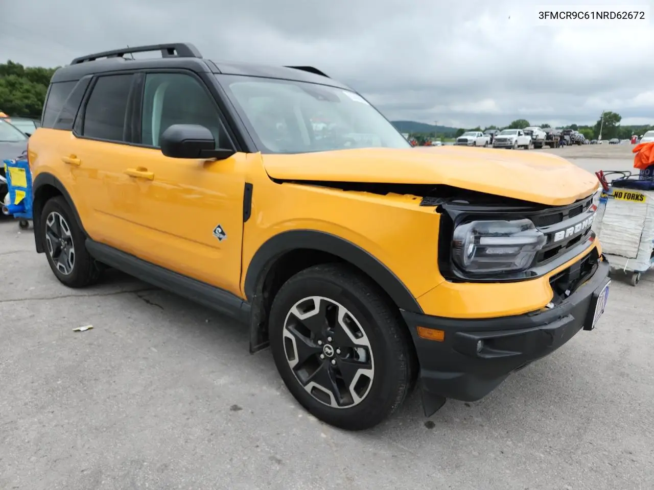 2022 Ford Bronco Sport Outer Banks VIN: 3FMCR9C61NRD62672 Lot: 63043605