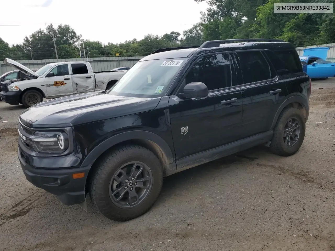 2022 Ford Bronco Sport Big Bend VIN: 3FMCR9B63NRE33842 Lot: 63188175